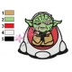 Star Wars Yoda Master 15 Embroidery Design